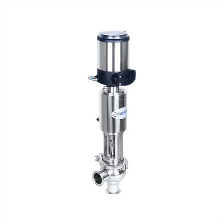 Pneumatic Single Seat Bottom Valve With Control Head